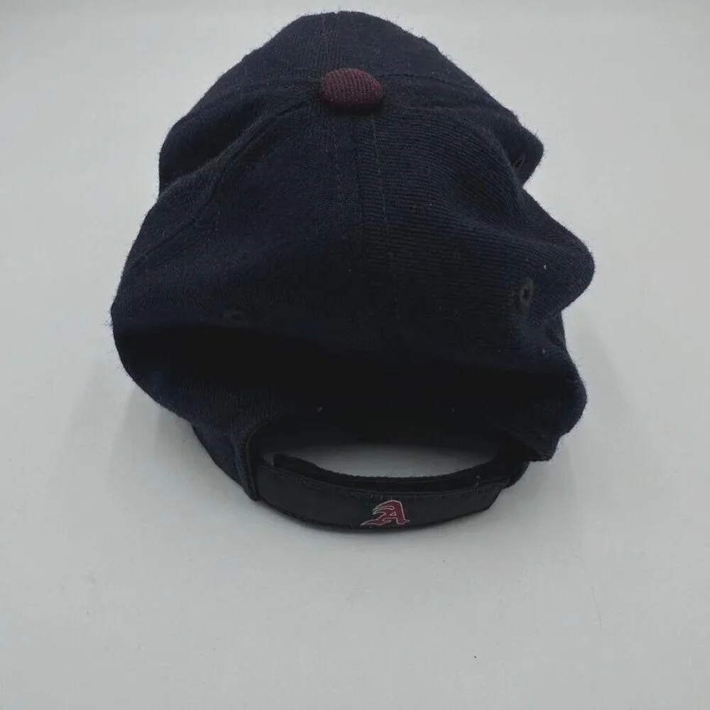 Adidas Hat University of Arkansas Strap‎ Back Script A Baseball Cap Black Red